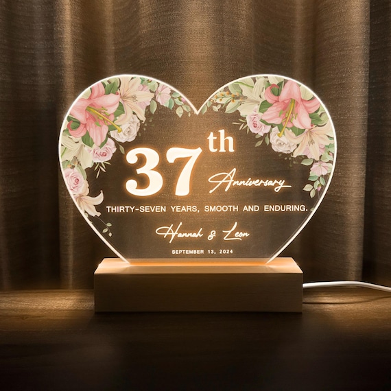 37th Wedding Anniversary Gift