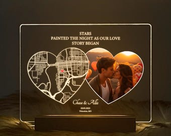 Where It All Began Gift, Anniversary gift, Where We Met Map, First Date Memory Gift, Our First Date Sign, Custom Our First Date Map, MAP11