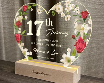 17th Anniversary Gift, Furniture Anniversary Gift, 17 Year