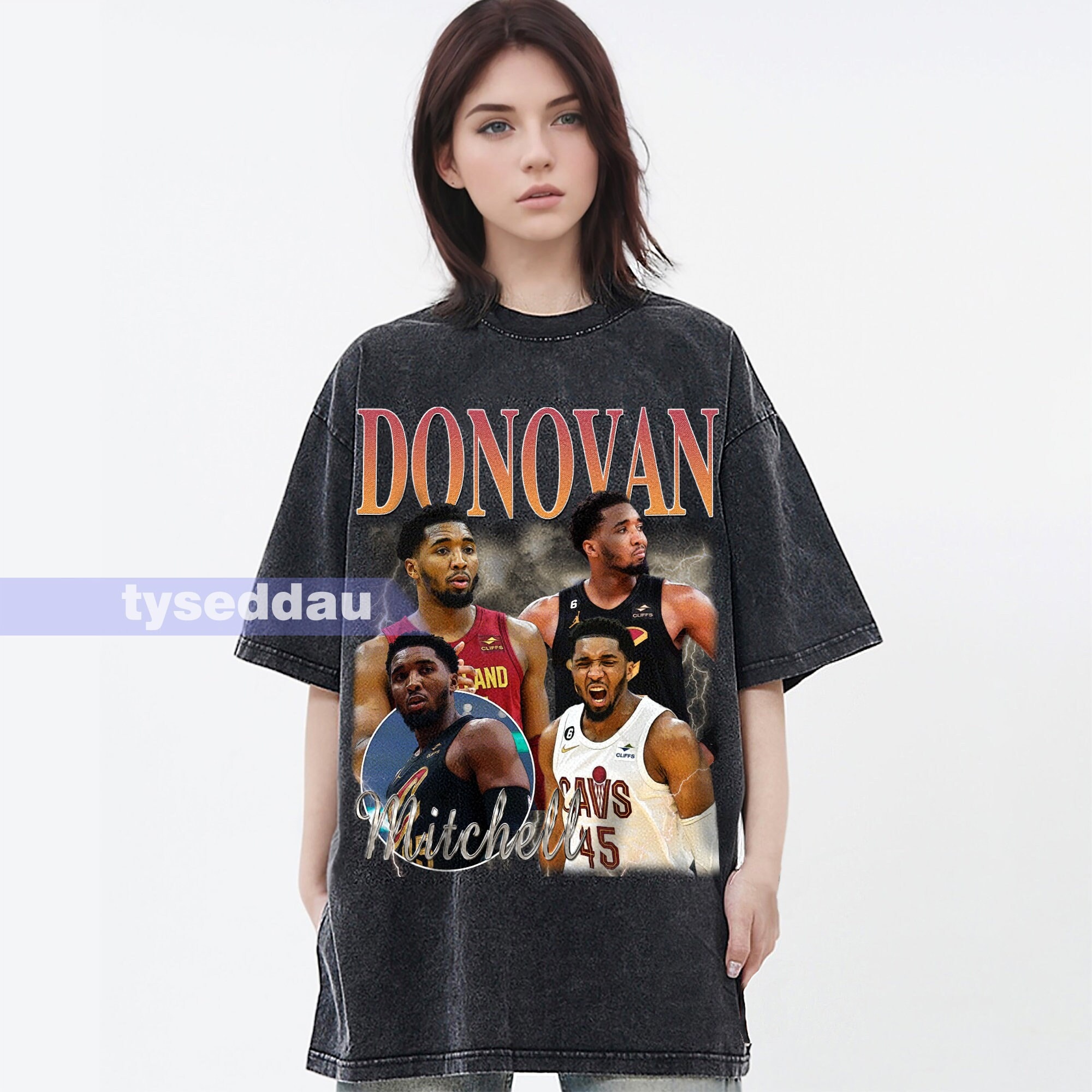 Donovan Mitchell Slam Dunk T-Shirt t shirt man anime clothes men graphic t  shirts
