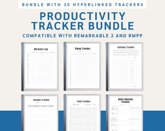 reMarkable Fruity Tracker Bundle: 30 Digitale Vorlagen (PDF)