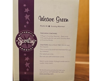 Calentador Scentsy enchufable Weave Green