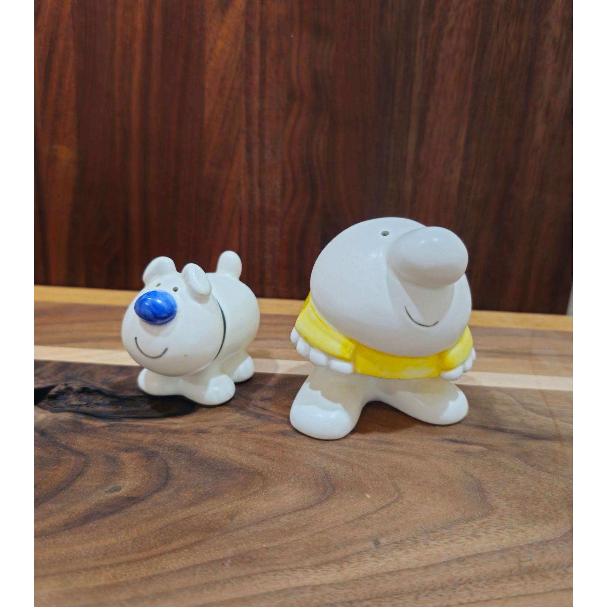 Vintage 1979 Ziggy and His Dog Fuzz Salt and Pepper Shakers