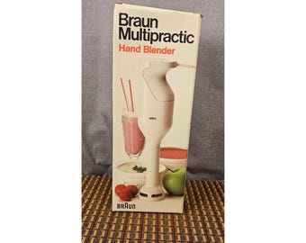 Vintage Braun Immersion Blender - Hand Held Mixer Type 4172-B - Etsy