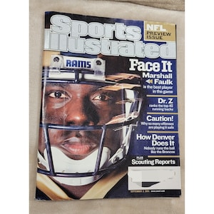 Sports Illustrated, Sept 3, 2001, Marshall Faulk, St Louis Rams, Magazine