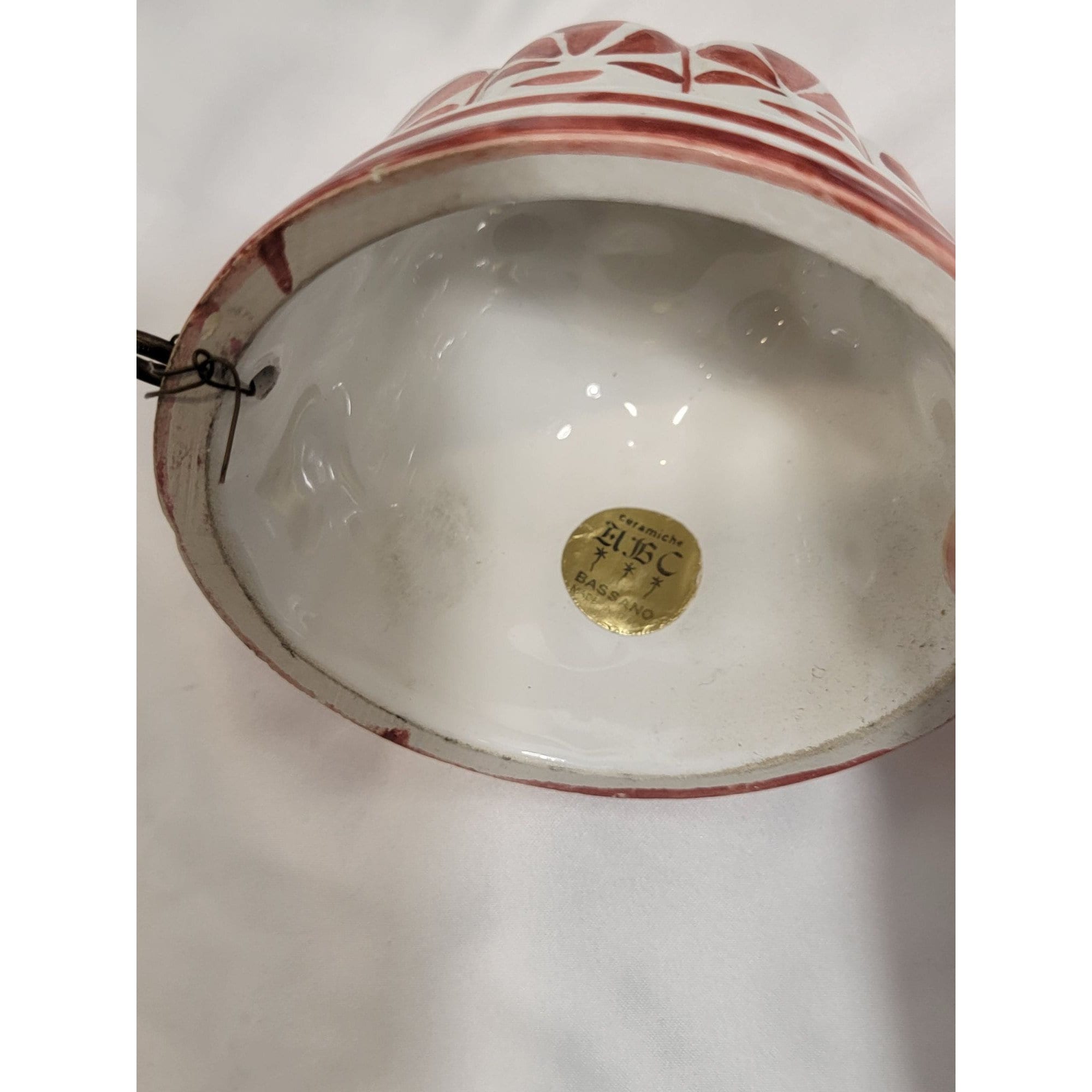 2個セット、ヴィンテージ ABC 1976 Bassano セラミックモールド 壁掛け 
