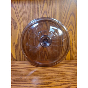 Pyrex Glasbake Amber Glass Deckel 10 &quot;Ersatzdeckel für Kochgeschirr