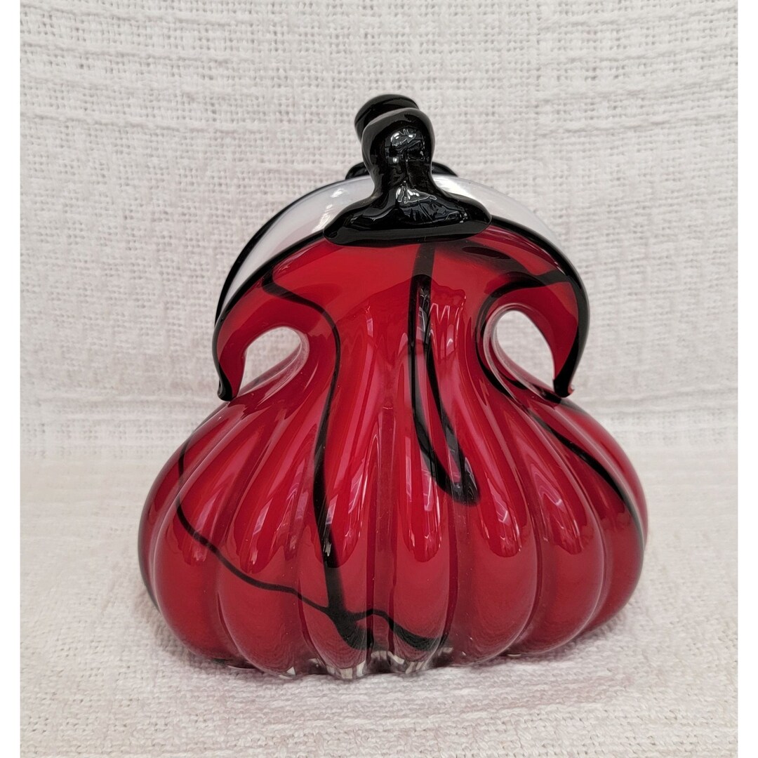 Vintage Hand Blown Murano Glass Purse Vase Etsy