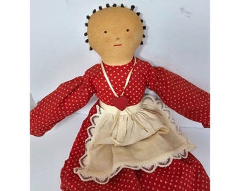 Vintage Rag Doll, Homemade, 1960's