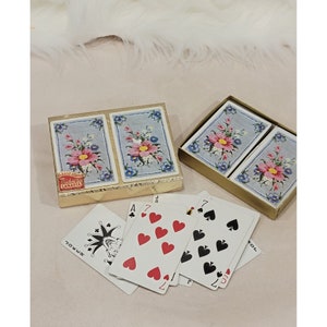 Vintage Midway Canasta Playing Cards in Box