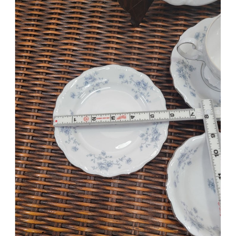 Antique Johann Haviland Blue Garland China, 7 Piece Place Setting 2 Etsy