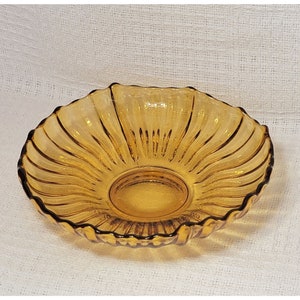 Vintage Anchor Hocking Amber Bowl