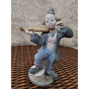 Vintage Paul Sebastian 1992 Clown Playing Violin
