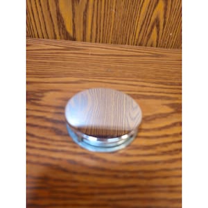 Magnetic Polished Silver Pocket Magnifier With Protective Case