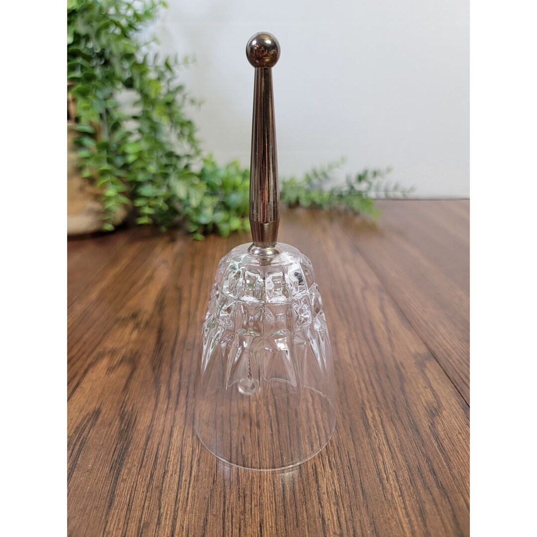Crystalbell Vintage Princess House Crystal Bell With Silver Plated Handle - Etsy