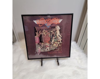 Vintage, Aerosmith, Toys In The Attic, 1975 Vinyl Record, Framed