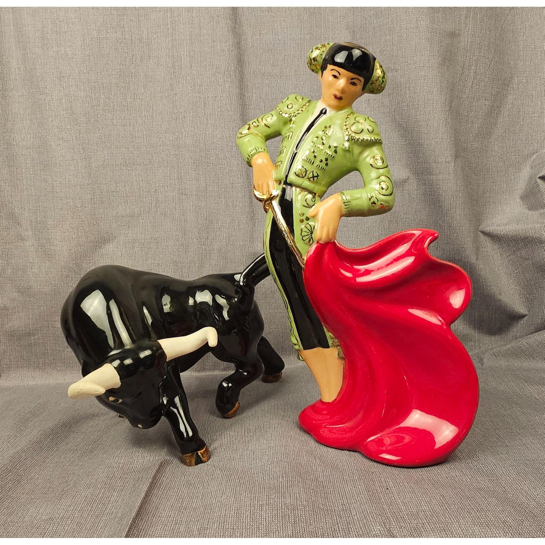 【希少】スペイン製 ヴィンテージ 闘牛士マタドール 陶器 人形 風刺ユーモア Spanish Matador Figurine - Etsy