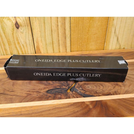 Oneida Edge Plus 5-piece Knife Set With Black Handles & Stainless