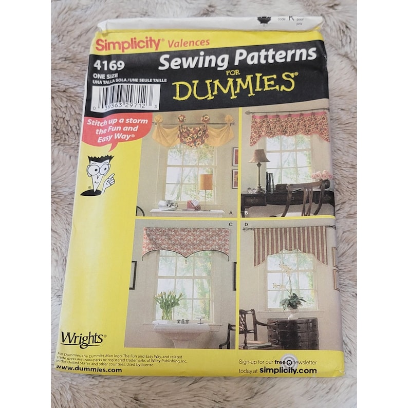 Simplicity Sewing Patterns for Dummies, Lot of 3, 5260, 4169, 4181 Etsy