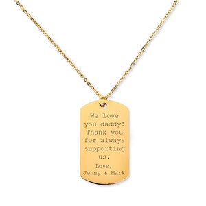 Benutzerdefinierte Nachricht Halskette, Army Card Halskette, Geschenk für Freund, Halskette für Mann, Benutzerdefinierte Halskette, Geburtstagsgeschenk, Benutzerdefinierte Geschenk Ehemann