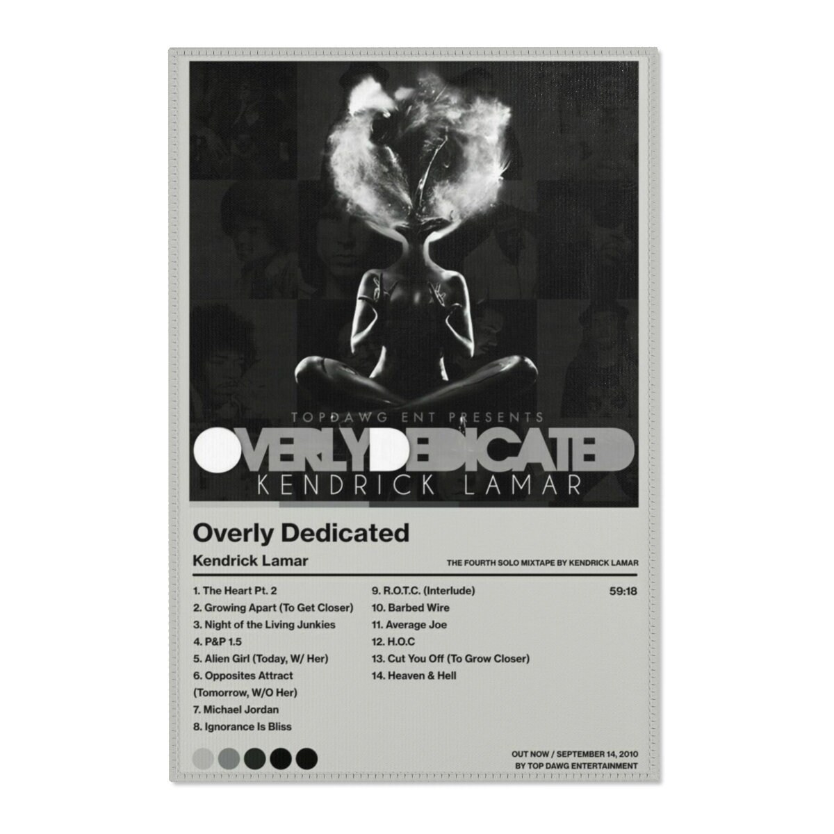 Kendrick Lamar overly Dedicated Album Room Rug - Etsy