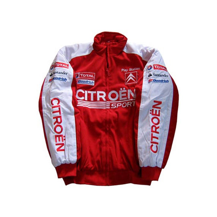 Citroen C4 NASCAR Racing Jacket White & Red Vintage Jacket - Etsy