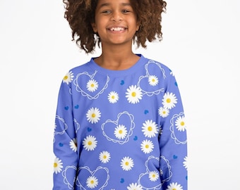 Kinder Sweatshirt: Weiches Baumwoll-Mix Blau Top