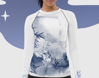 Rashguard para mujer Blue Crane