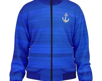 Blue Anchor Trainingsjacke: Sportjacke aus recyceltem Polyester