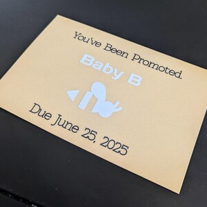 Pegatinas y tarjetas de transferencia de vinilo personalizadas