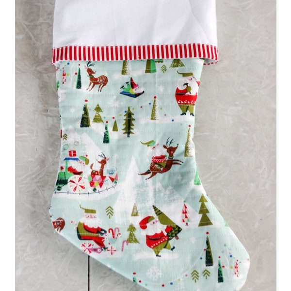 Christmas stocking sewing pattern