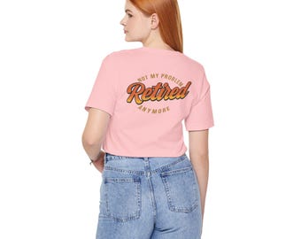 Camiseta peculiar de jubilado