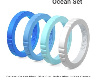 Anelli A Fascia Da Donna ThunderFit, Sottili E Impilabili, In - Foto 8