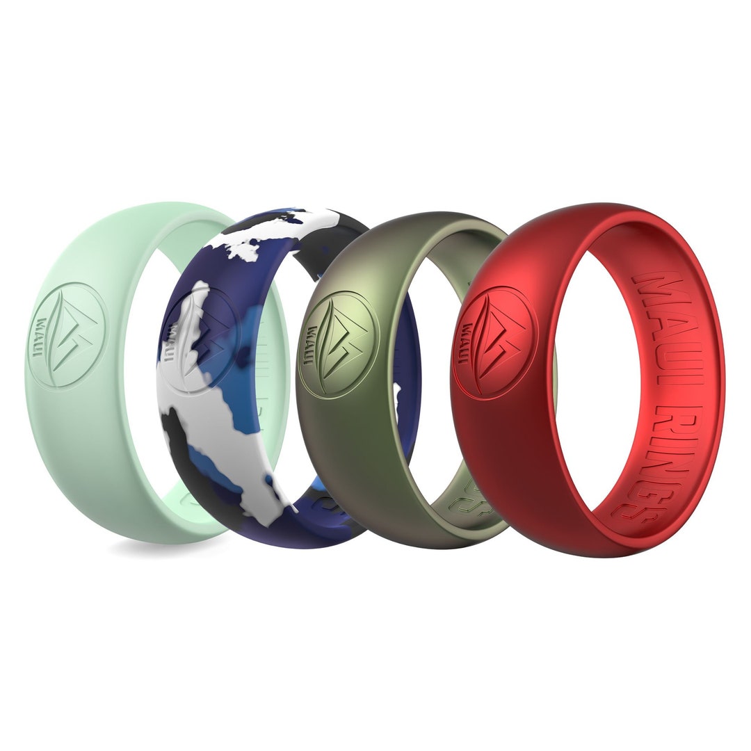 Silicone Wedding Band: Comfort Fit Adventure Ring - Etsy