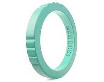 Stackable Silicone Ring: Elegant Alternative Wedding Band