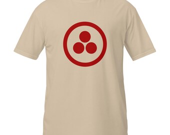 Peace Sign Unisex T-Shirt, designed by Roerich in 1935, simple classic design