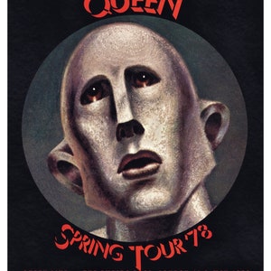 Poster originale dei Queen Tour primaverile di Londra del 1978 molto raro. London Empire Pool ora Wembley Arena 11 maggio 1978. posta gratuita