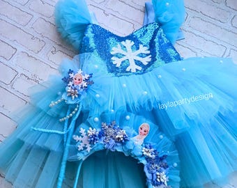 ice princess smocked dress Ice Princess  Little Adventures
