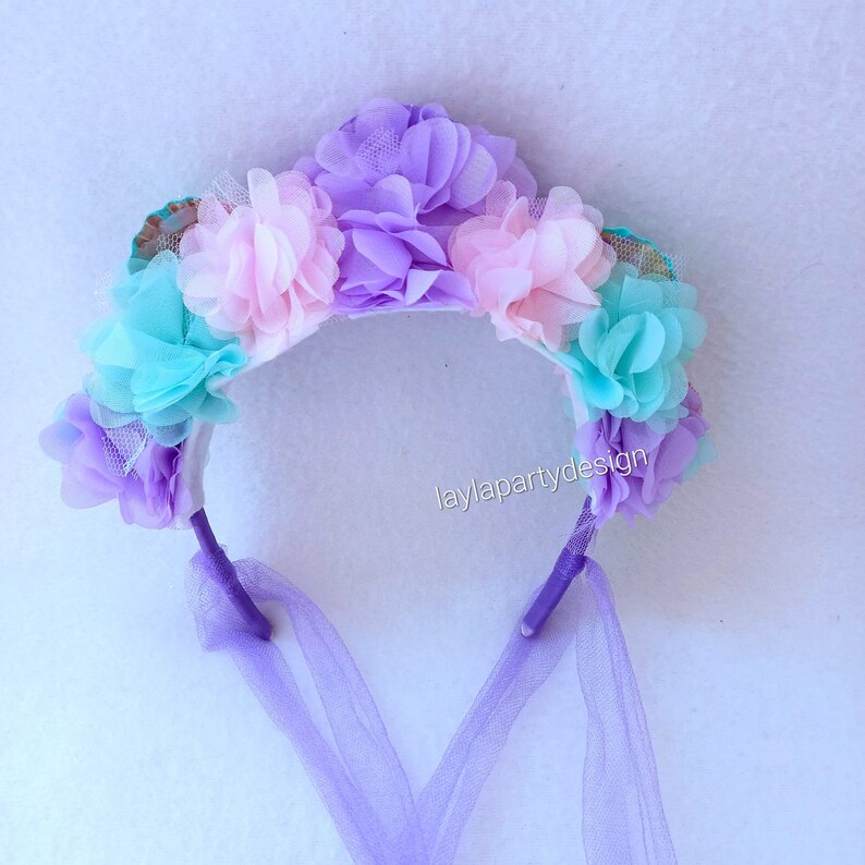 Mermaid Crown Girl Mermaid Outfit Mermaid Toddler Birthday Etsy