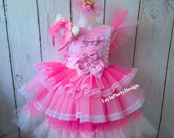 Hello Kitty Birthday Tutu Dress: Rainbow Party Costume With Crown - Etsy Hello Kitty Birthday Tutu Dress: Rainbow Party Costume With Crown - Etsy