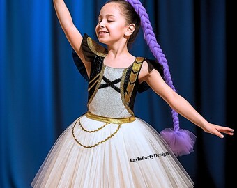 K-Pop Anime Kids Costume - Fantasy Idol Singer Dress for Girls