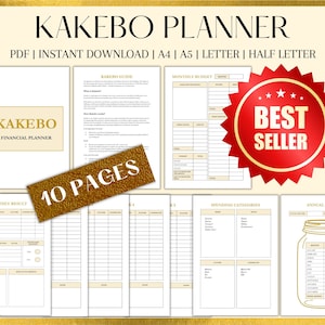 Kakebo Financial Planner Printable, Kakebo Budget Journal, Kakebo Budget Template, Kakebo Worksheet, Budgeting Journal, Kakeibo Budget Plan