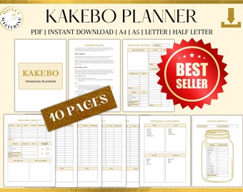 Kakebo Financial Planner Printable, Kakebo Budget Journal, Kakebo Budget Template, Kakebo Worksheet, Budgeting Journal, Kakeibo Budget Plan