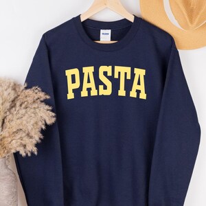 Pasta T-Shirt, Sweatshirt mit Rundhalsausschnitt, lustiges Hoodie, Foodie T-Shirt, Pasta Shirts, italienisches Shirt, Food Lover Pasta, Spaghetti T-Shirt, Foodie Food Geschenk