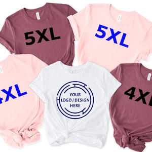 Camiseta unisex de talla grande personalizada, 4XL, 5XL, camiseta de talla grande personalizada, camiseta personalizada para tallas grandes, pedido personalizado de camiseta, tallas grandes 4XL, 5XL