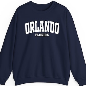 Orlando Florida sweatshirt hoodie and t-shirt – Orlando crewneck, vintage Florida shirt, unisex travel tee, souvenir gift, USA streetwear