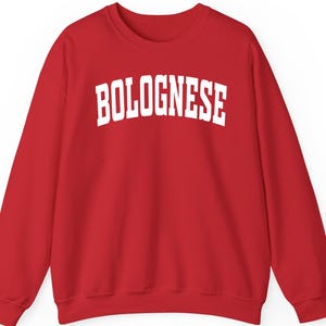 Bolognese-Shirt Hoodie-Sweatshirt - lustiges Pasta-Liebhaber-Geschenk, italienisches Feinschmecker-Kleidungsstück, niedliches Retro Comfort Food-Design für Männer und Frauen