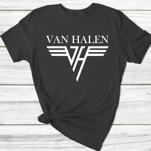 Van Halen Shirt, Van Halen Band Tee, Edie Van Halen Shirt, Van Halen Tee Gift, Valen Halen T-shirt Gift, Van Halen Musician Tee, Rock Shirt