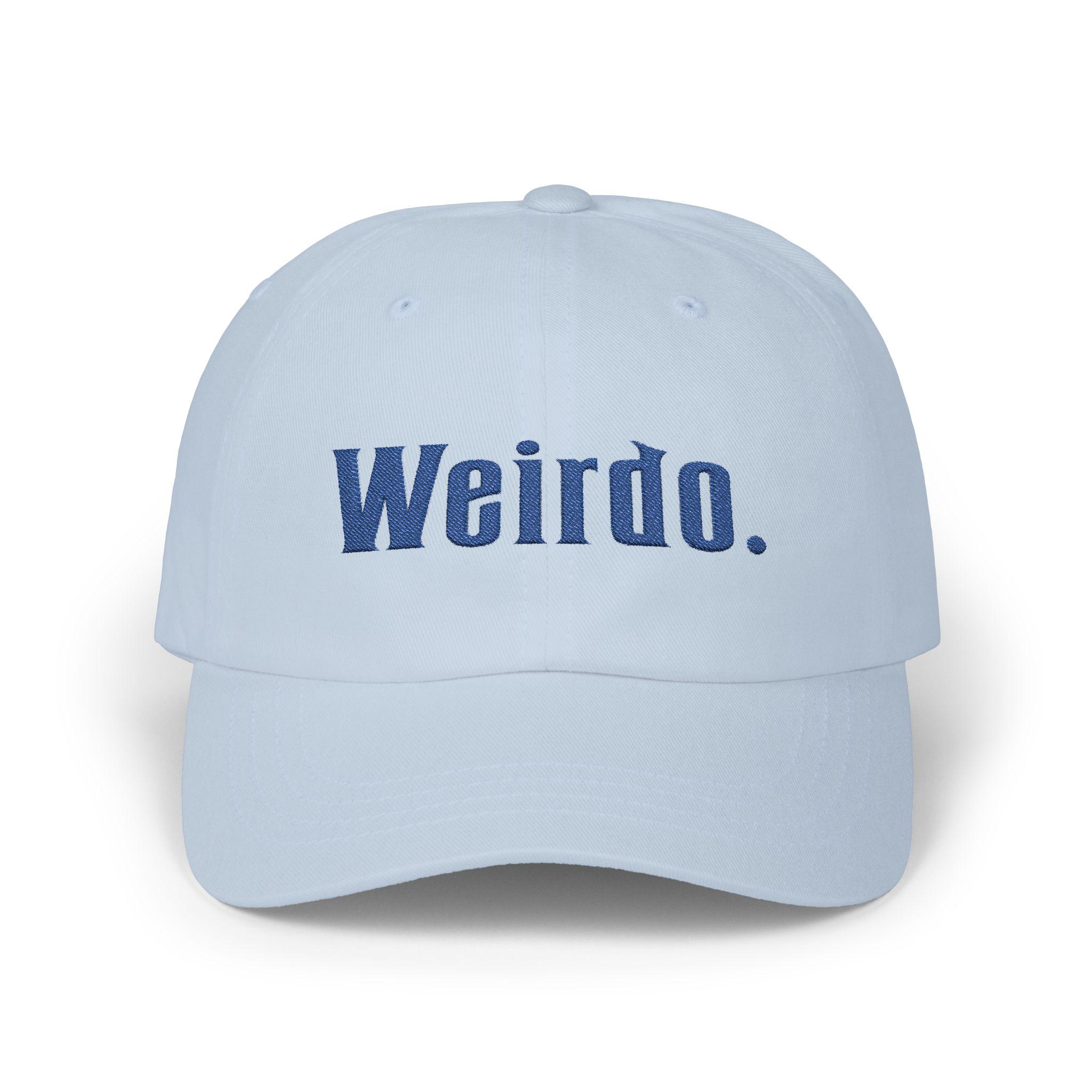 Weirdo Embroidered Cap - Fun and Quirky Customizable Hat for