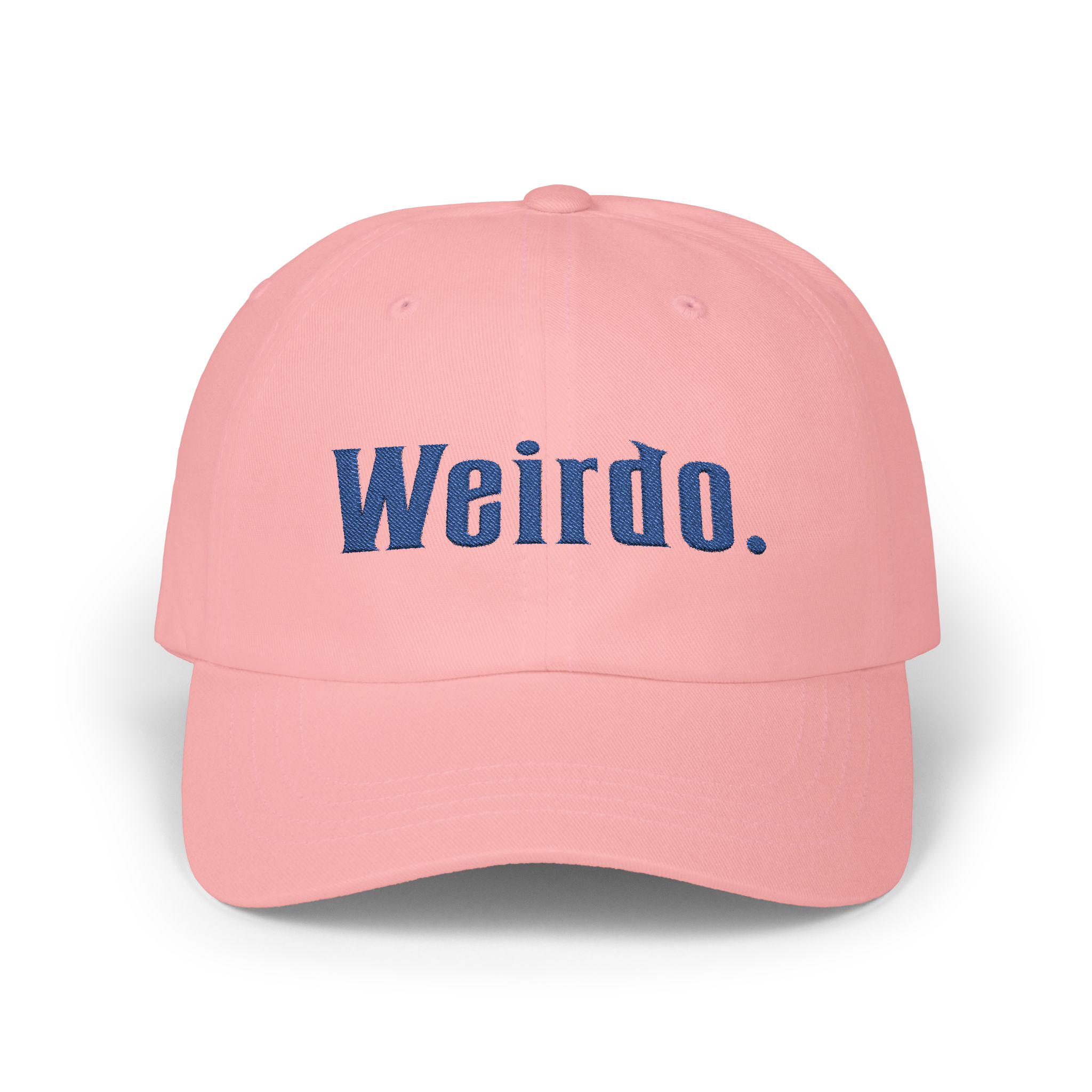 Weirdo Embroidered Cap - Fun and Quirky Customizable Hat for